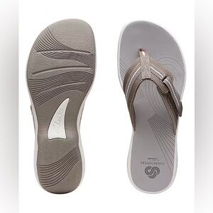 Clarks Cloudsteppers Size 11 Women’s Brinkley Jazz Flip-Flops, New With Tags